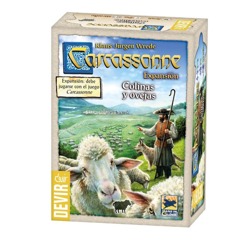 Juego mesa devir carcassonne colinas y