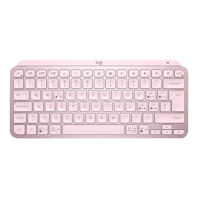 Teclado logitech mx keys mini rosa