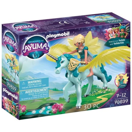 Playmobil crystal fairy con unicornio