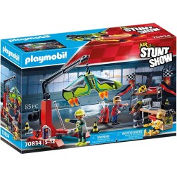 Playmobil air stuntshow estacion servicio