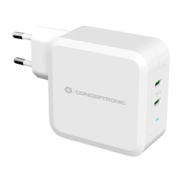 Cargador conceptronic pd 2 puertos usb - c