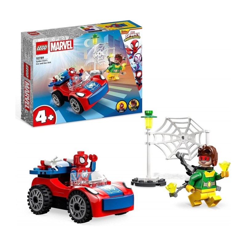 Lego marvel coche spider - man y doc