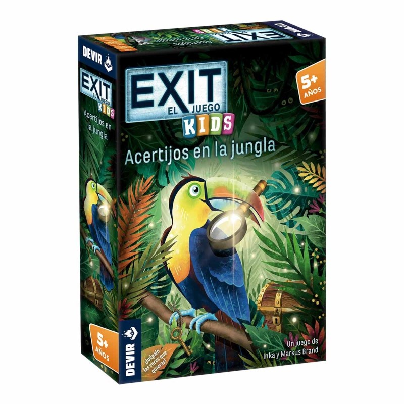 Juego mesa devir exit kids acertijos