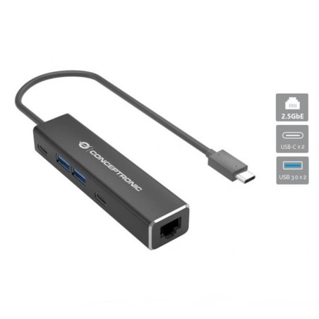 Adaptador usb tipo c a rj45