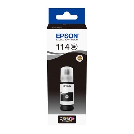 Botella tinta epson ecotank 114 negro