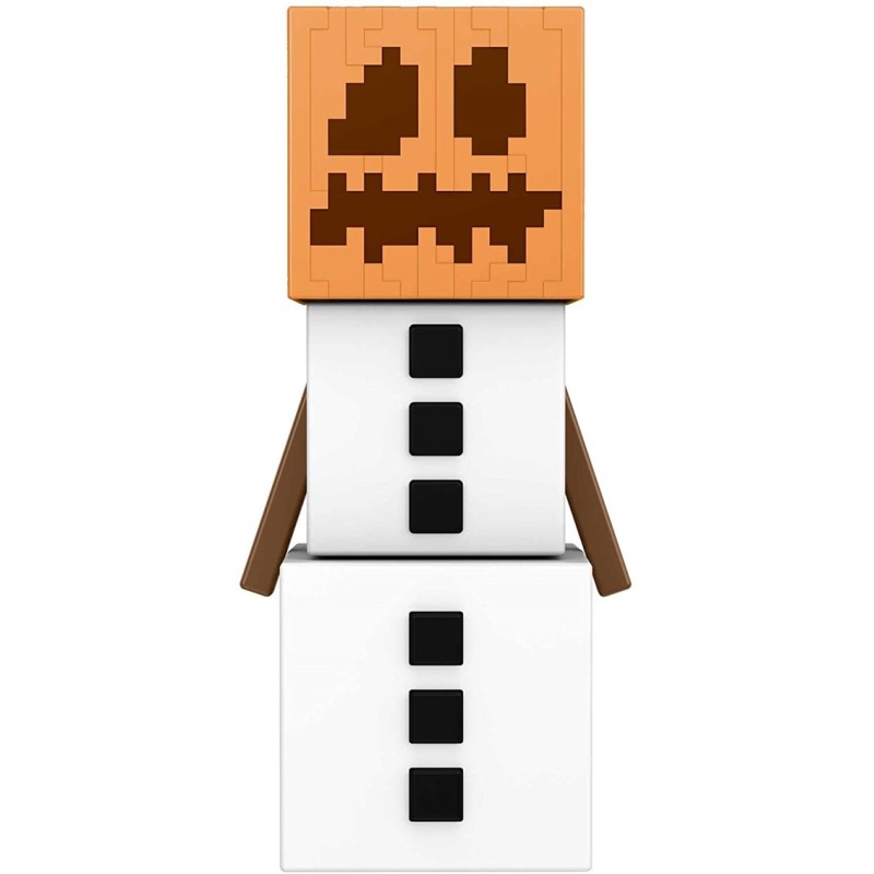 Figura mattel minecraft golem nieve accesorios