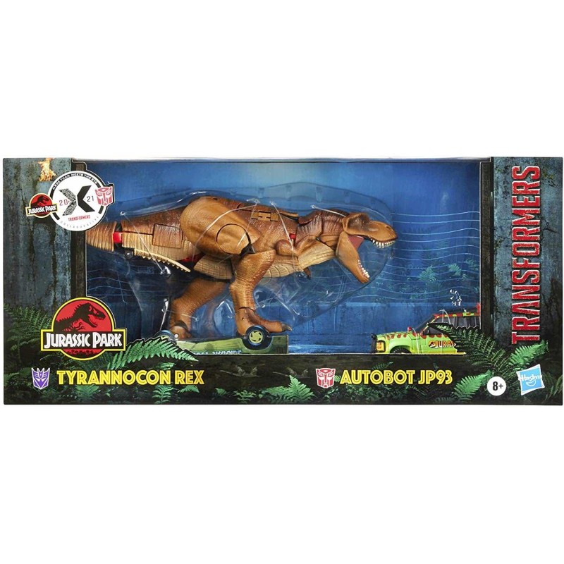 Figuras hasbro tyrannocon rex + autobot