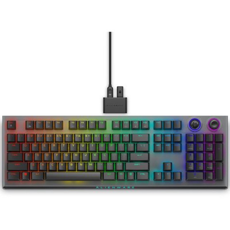 Teclado dell alienware tri - mode wireless gaming