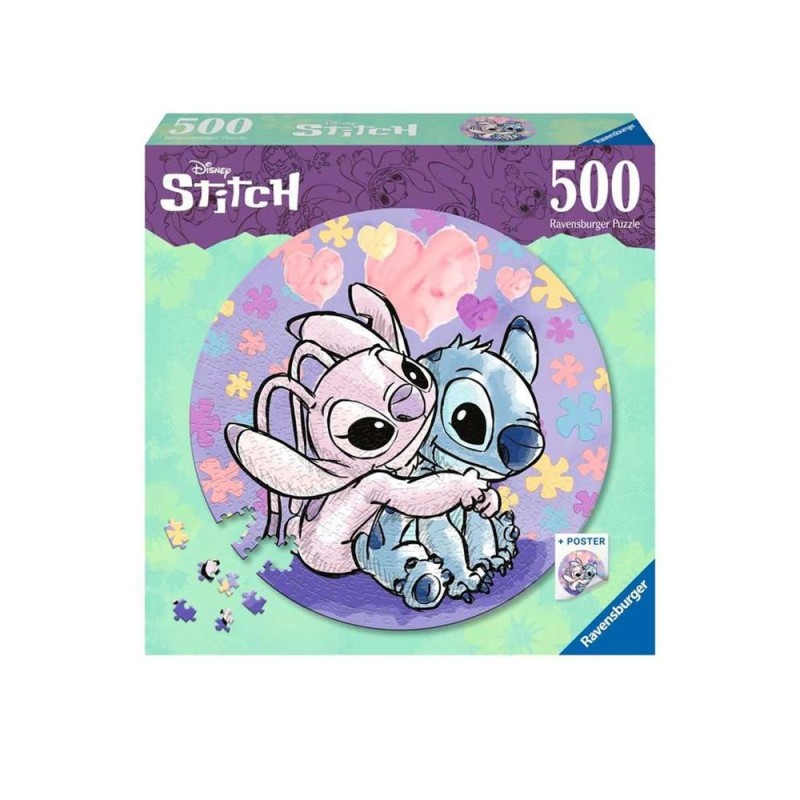 Puzzle ravensburger stitch y ángel 500