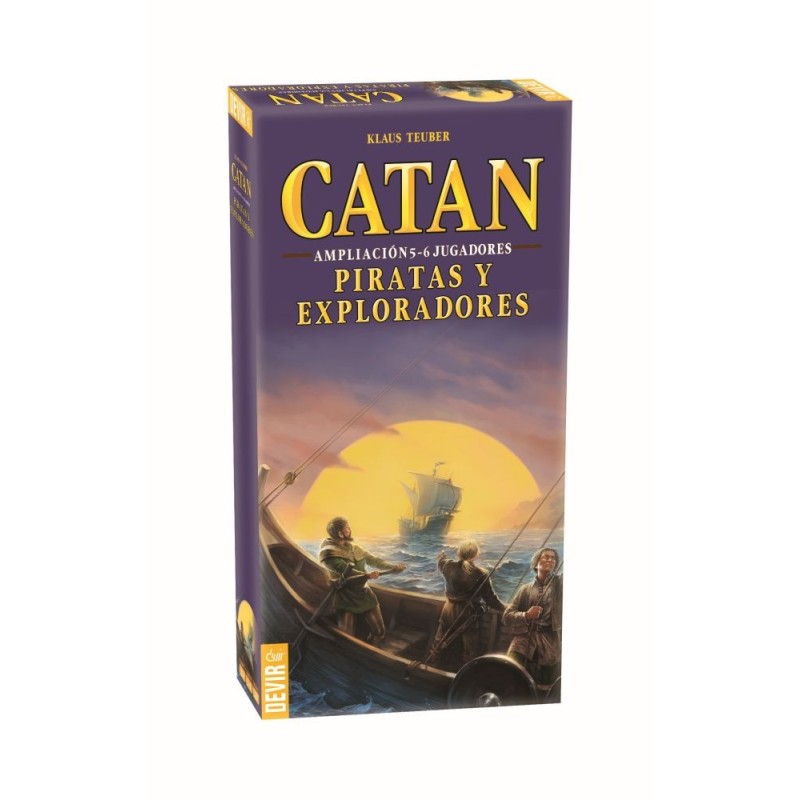 Juego mesa devir catan piratas y