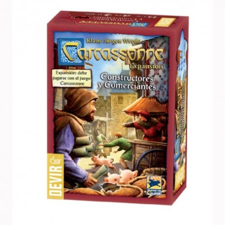 Juego mesa devir carcassonne constructores y