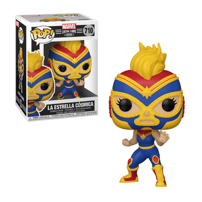 Funko pop marvel luchadores capitana marvel