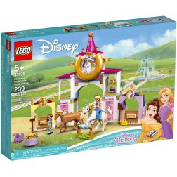 Lego disney establos reales bella y