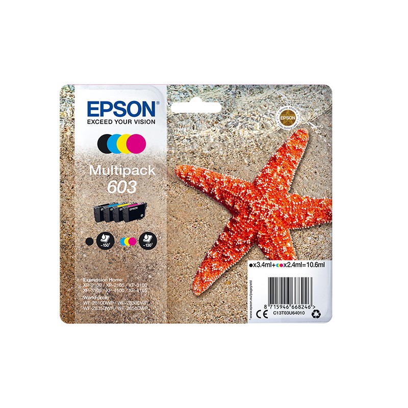 TINTA EPSON 603 PACK DE 4