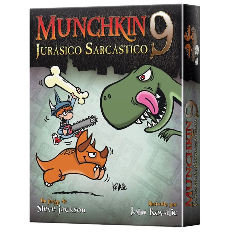 Juego mesa munchkin 9: jurásico sarcástico