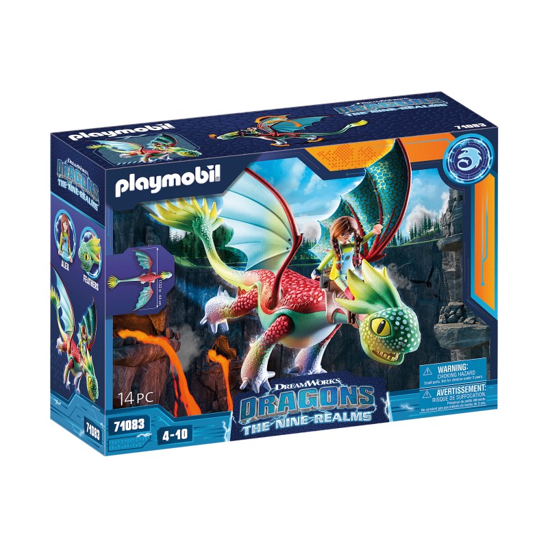 Playmobil dragones: nine realms: feathers &