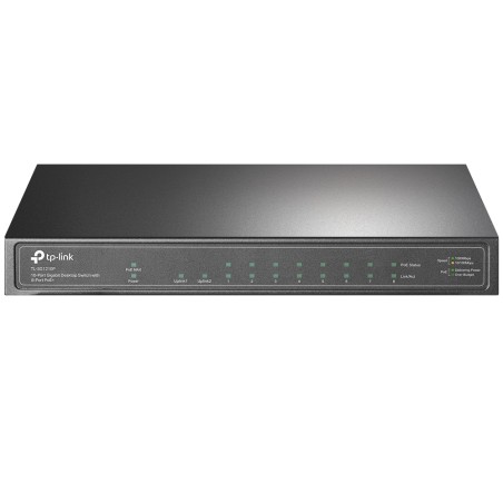 Switch 10 puertos tp - link tl - sg1210p 10