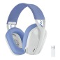 Auriculares Gaming Inalámbrico con Micrófono Logitech G435- Bluetooth- Blanco Crudo y Lila