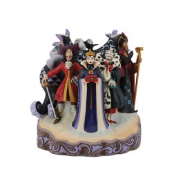 Figura decorativa enesco disney villanas corazón