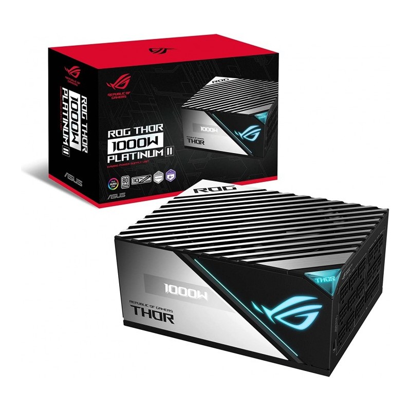 Fuente alimentacion asus rog - thor - 1000p2 - gaming 1000w 80