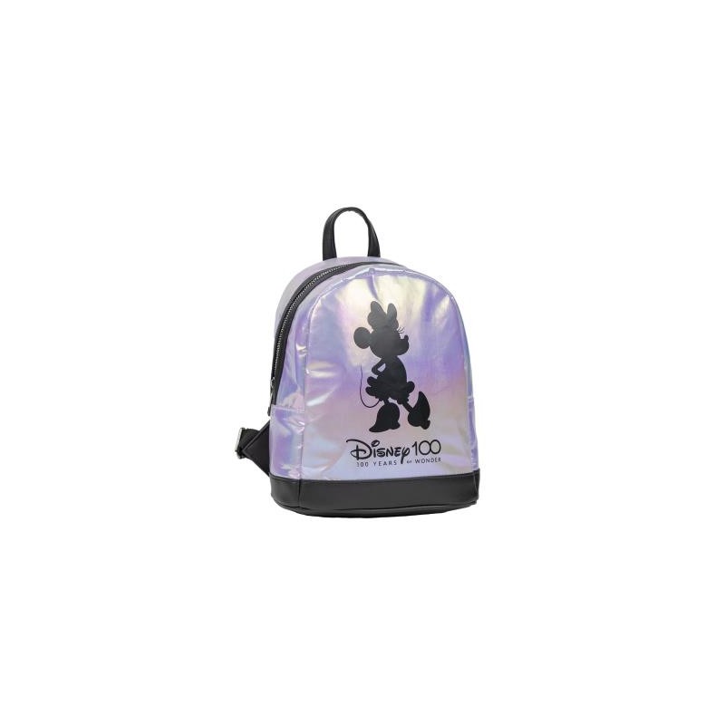 Mochila casual moda iridiscente disney 100