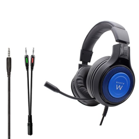 Auriculares gaming ewent pl3322 con microfono