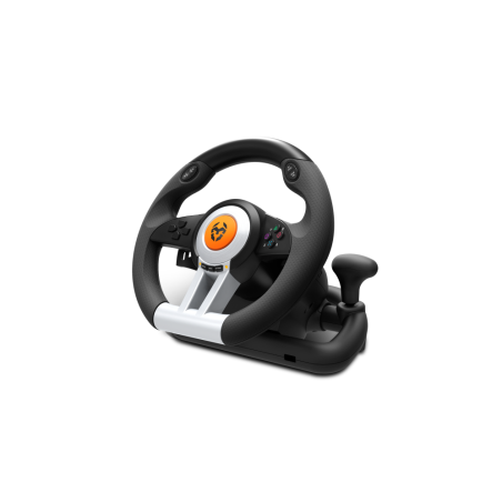 VOLANTE Y PEDALES KROM K-WHEEL MULTIPLATAFORMA NEGRO