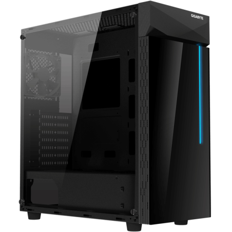 CAJA GAMING GIGABYTE C200G ATX 2XUSB3-0 RGB S-F NEGRO