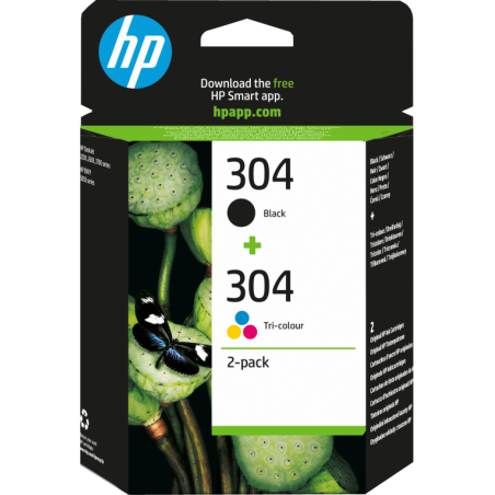 TINTA HP 304 PACK AHORRO NEGRO TRICOLOR