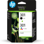 TINTA HP 301 PACK AHORRO NEGRO TRICOLOR