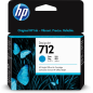 TINTA HP 712 CIAN