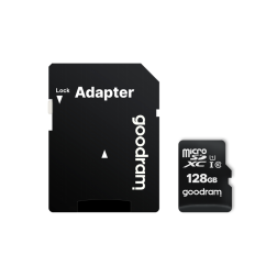 MICRO SD GOODRAM 128 GB C10 UHS-I CON ADAPTADOR