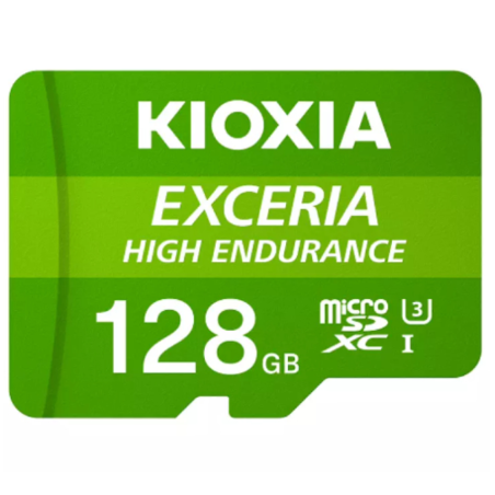 MICRO SD KIOXIA 128GB EXCERIA HIGH ENDURANCE UHS-I C10 R98 CON ADAPTADOR