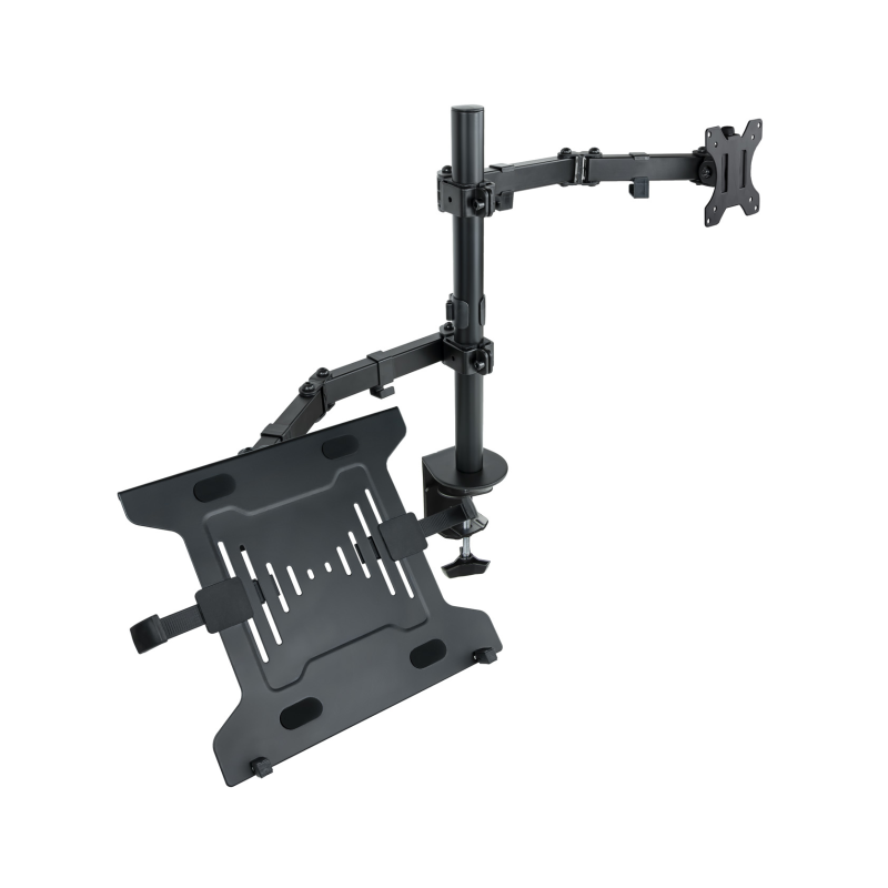 Soporte de Mesa Orientable- Inclinable Tooq DB1200TN-B para TV y Portátil de 13-32"