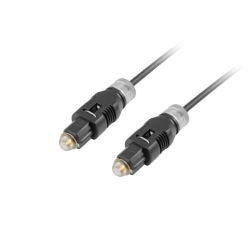 CABLE TOSLINK LANBERG OPTICO AUDIO DIGITAL 3M NEGRO