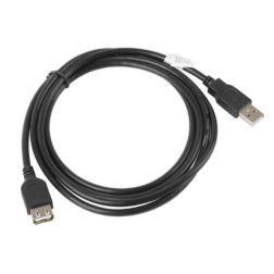 CABLE ALARGADOR LANBERG USB 2-0 MACHO HEMBRA 1-8M NEGRO