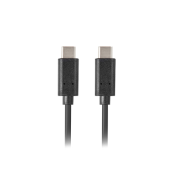 CABLE USB LANBERG 2-0 MACHO-USB C MACHO 1-8M NEGRO