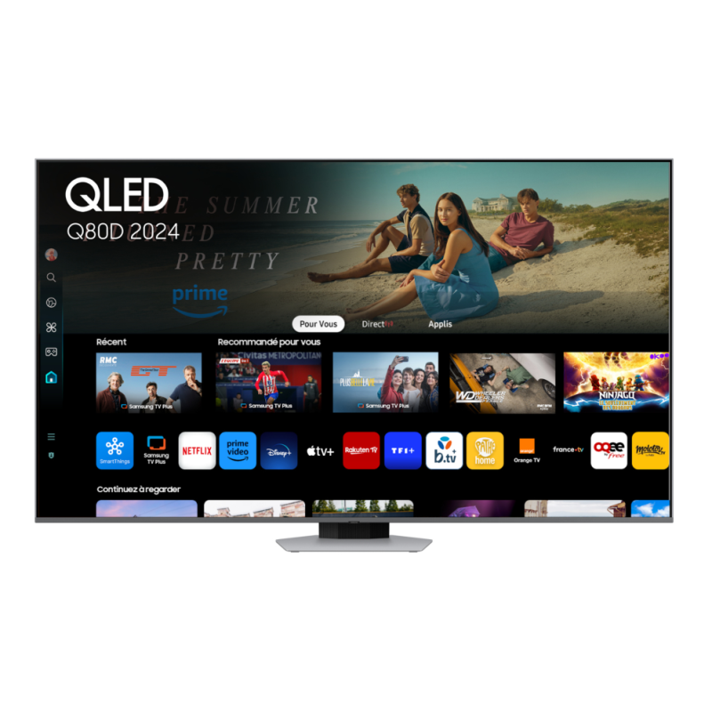 Televisor Samsung QLED Q80D TQ55Q80DAT 55"- Ultra HD 4K- Smart TV- WiFi