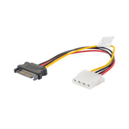 CABLE ALIMENTACION LANBERG MOLEX HEMBRA-SATA MACHO 15CM