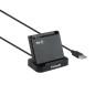 Lector de DNI TooQ TQR-220B- USB 2-0- Negro