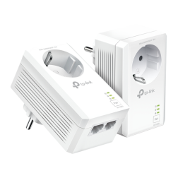 POWERLINE TP-LINK AV1000 KIT 2 UDS 2 PTOS GIGA CON ENCHUFE