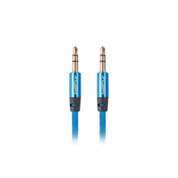 CABLE MINIJACK LANBERG 3-5MM M-M 3 PIN 3M PREMIUM AZUL