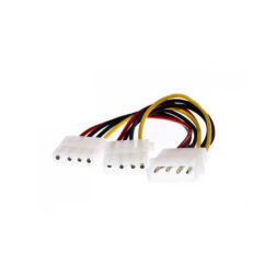 Cable Duplicador Molex 3GO CMOLEXY- Molex Macho - 2 x Molex Hembra