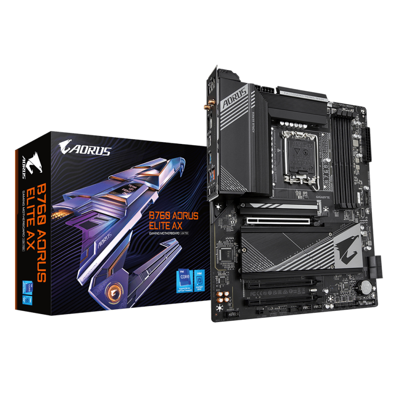 Placa Base Gigabyte B760 AORUS ELITE AX Socket 1700