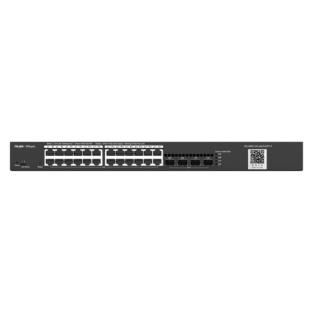 SWITCH RUIJIE REYEE RG-NBS3100-24GT4SFP-P GIGALAN 24p SFP 4p POE+ L2 GESTIONABLE