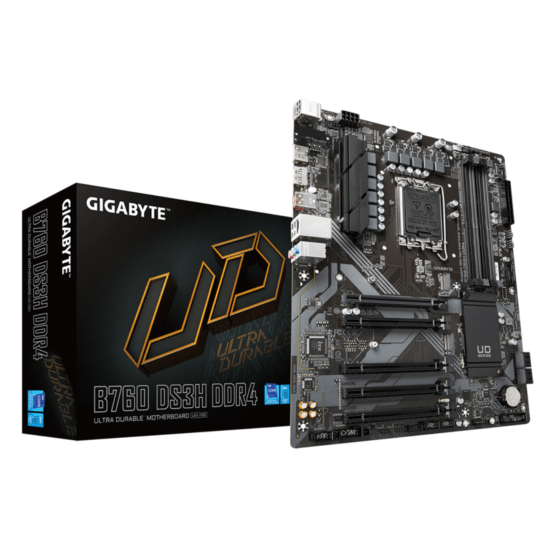 PLACA BASE GIGABYTE B760 DS3H 1700 ATX 4XDDR4