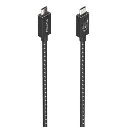 Cable USB 4-0 Tipo-C Aisens A156-0868- USB Tipo-C Macho - USB Tipo-C Macho- Hasta 240W- 40Gbps- 1-5m- Gris