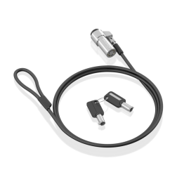 CABLE SEGURIDAD AISENS TIPO NANO CERRADURA LLAVE 1-5M