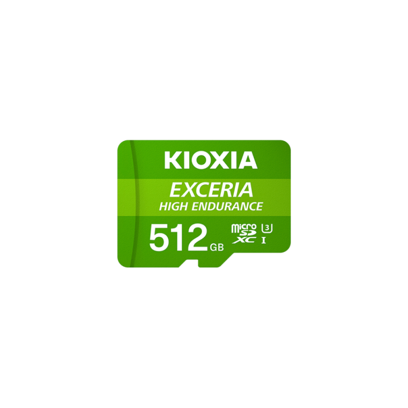 MICRO SD KIOXIA 512GB EXCERIA HIGH ENDURANCE UHS-I C10 R98 CON ADAPTADOR