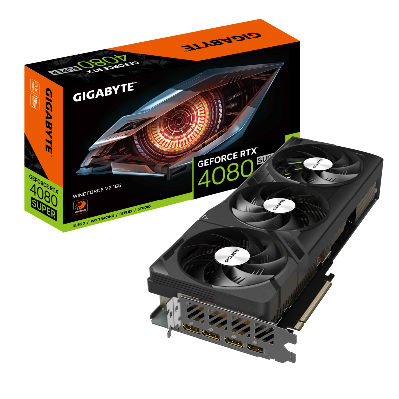 TARJETA GRÁFICA GIGABYTE RTX 4080 SUPER WINDFORCE V2 16G